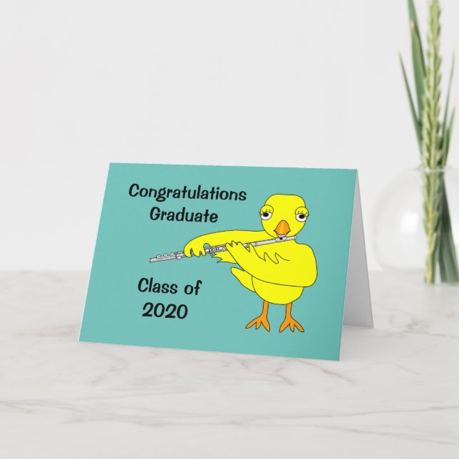 Flute Chick Card (Front)