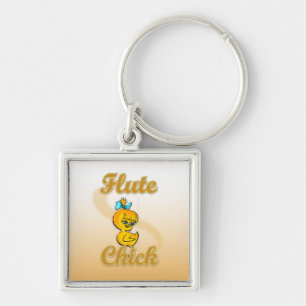 Flute Chick Keychain