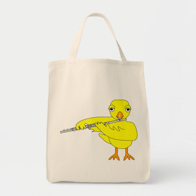 Flute Chick Tote Bag (Front)