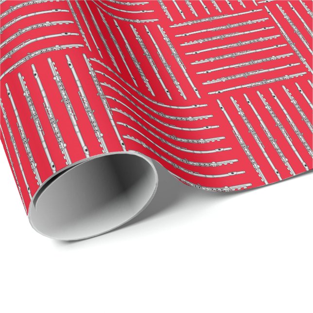 Flute Crosshatch Wrapping Paper (Roll Corner)