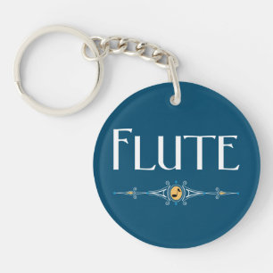 Flute Decorative Line Keychain