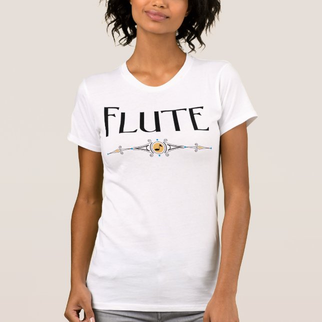 Flute Decorative Line T-Shirt (Front)