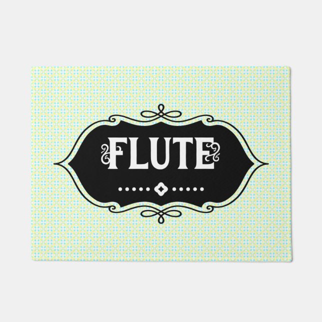 Flute Emblem Doormat (Front)