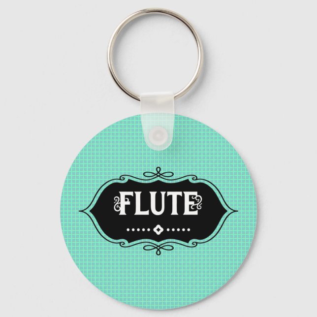 Flute Emblem Keychain (Front)