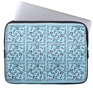 Flute Instrument Laptop Computer Sleeve