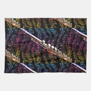Flute is my Passion_ Kitchen Towel