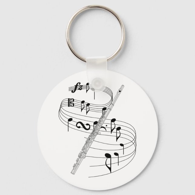 Flute Keychain (Front)