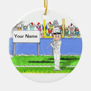 Flute - Male Ceramic Ornament