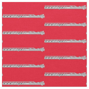 Flute Music Musician Room Decor red Fabric