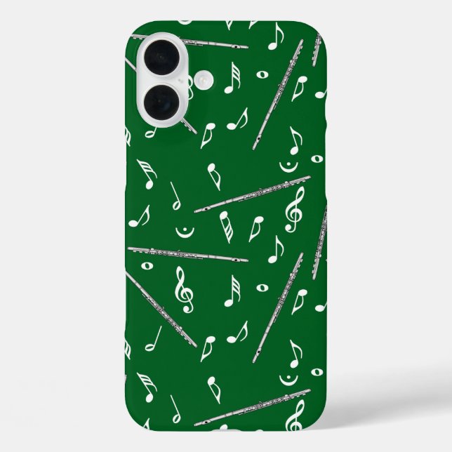 Flute Music Note Pattern Case-Mate iPhone Case (Back)