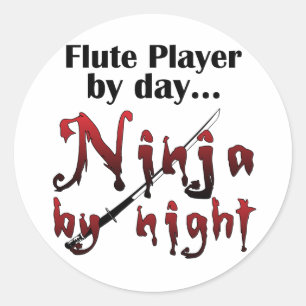Flute Ninja Stickers