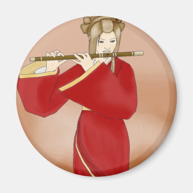 Flute of Autumn Magnet (Front)