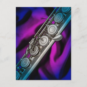 Flute or Flutist Postcard or Mailing Card