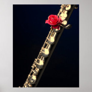 Flute or Flutist Poster