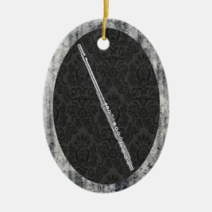 Flute Oval Ornament Pendant