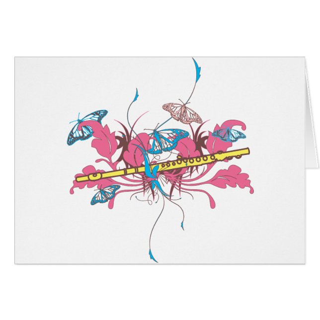 Flûte papillon (Devant horizontal)