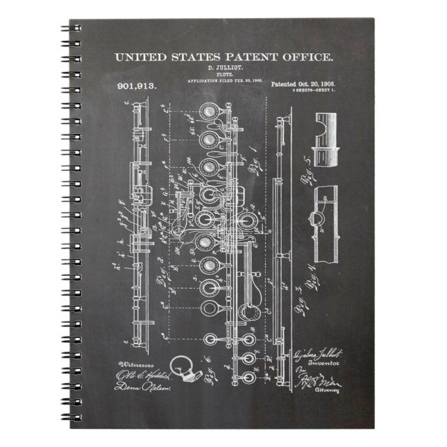 Flute Patent Notebook (Front)