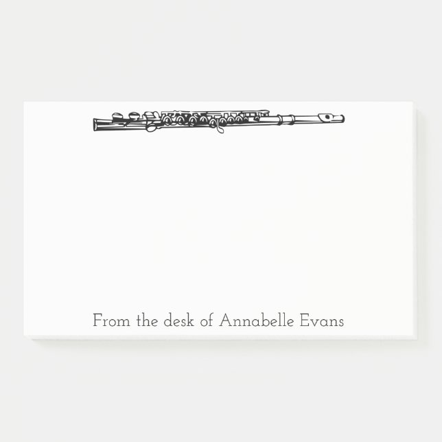 Flute Personalize Post-it Notes (Front)