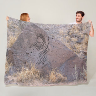 Flute Player Fleece Blanket