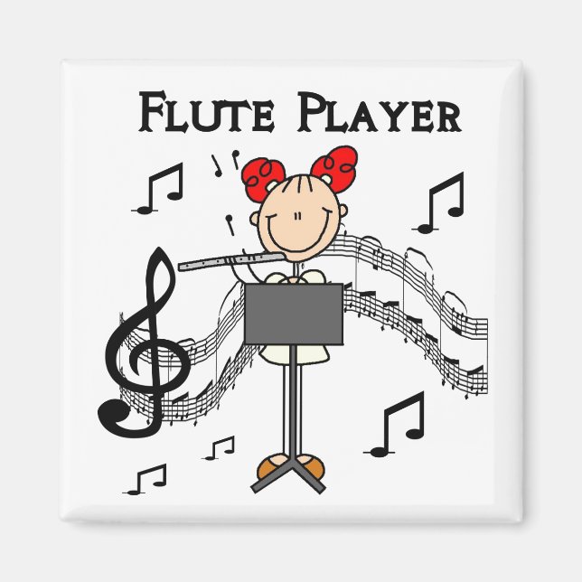 Flute Player Magnet (Front)