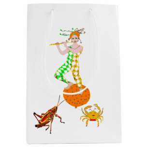Flute player medium gift bag