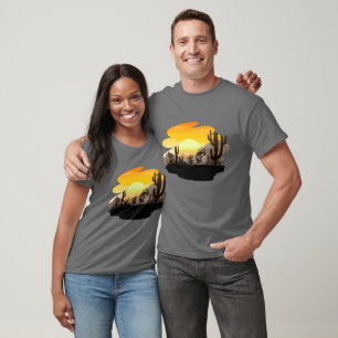Flute Playing Desert Kokopelli T-Shirt