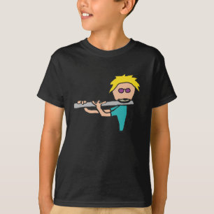 Flute Playing Flautist T-Shirt