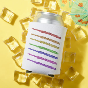Flute Rainbow Colorful Can Cooler
