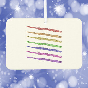 Flute Rainbow Colourful Air Freshener