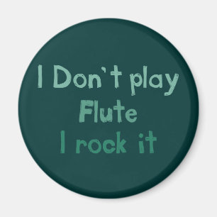 Flute Rock It Magnet
