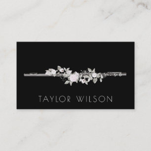 flute teacher business card