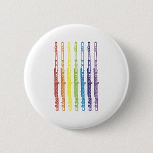 Flutes 2 Inch Round Button