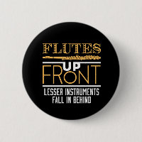 Flutes Up Front Funny Flute Player Musician