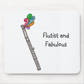 Flutist and Fabulous Mousepad