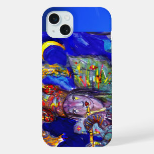FLUTIST IN BLUE / Venetian Carnival Night iPhone 15 Plus Case