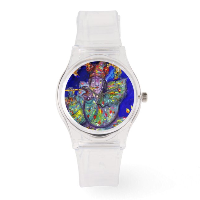 FLUTIST IN BLUE / Venetian Carnival Night Watch (Front)