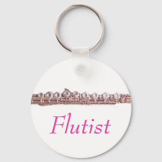 Flutist Keychain