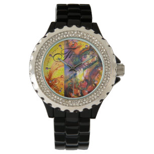 FLUTIST PORTRAIT / Venetian Masquerade Monogram Watch