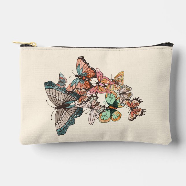 Flutter into Spring  Accessory Pouch (Front)