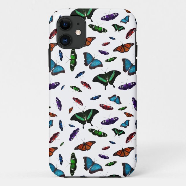 Flutterbies iPhone 5 Case (choose colour) (Back)