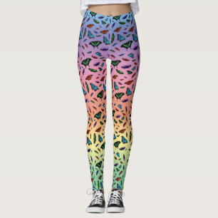 Flutterbies Leggings (Rainbow)