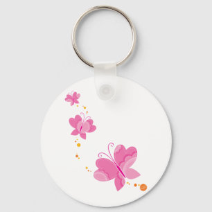 FLUTTERBY BUTTERFLIES :: series of three 1 Keychain