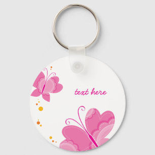 FLUTTERBY BUTTERFLIES :: series of three 1 Keychain