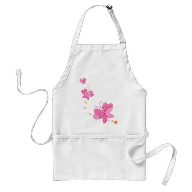 FLUTTERBY BUTTERFLIES :: series of three 1 Standard Apron (Front)