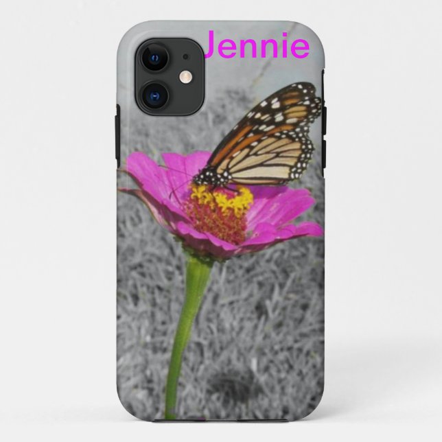 Flutterby Butterfly iPhone 5 case *personalize* (Back)