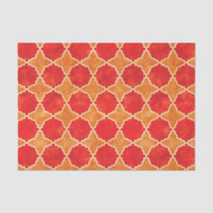 Flutterby Fall Geometric Red Tissue Paper