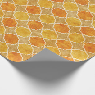 Flutterby Fall Geometric Wrapping Paper