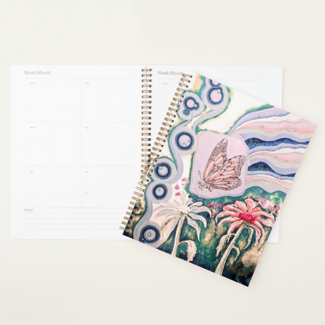 Flutterby Papillon Planner (Devant avec enveloppe)