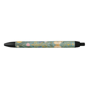 Fluttering Dreamscape Black Ink Pen