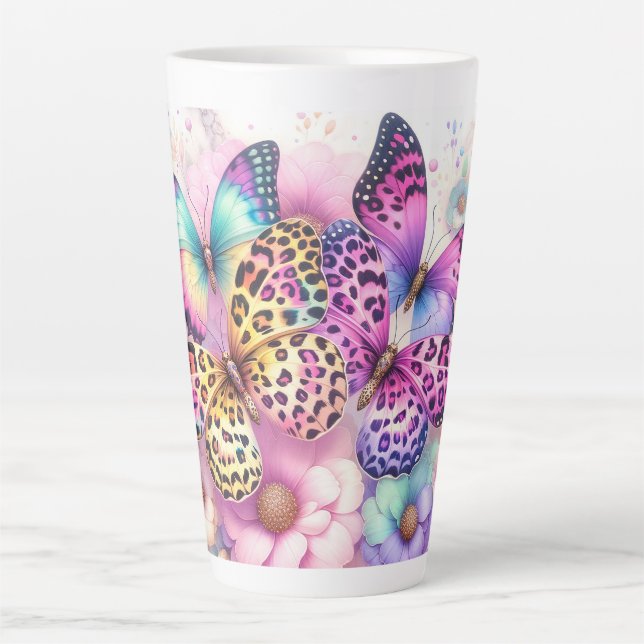 Fluttering Fantasy Latte Mug (Front)